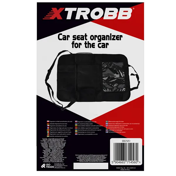 Automašīnas sēdekļa organizators Xtrobb automašīnai