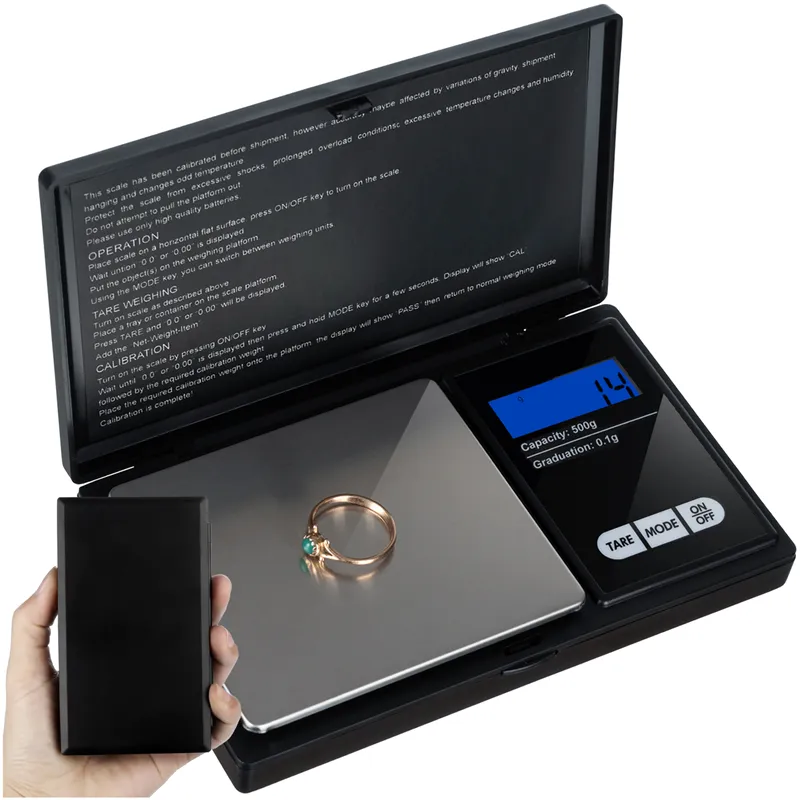 Taskukaal 500 x 0,1 g klapiga 23573