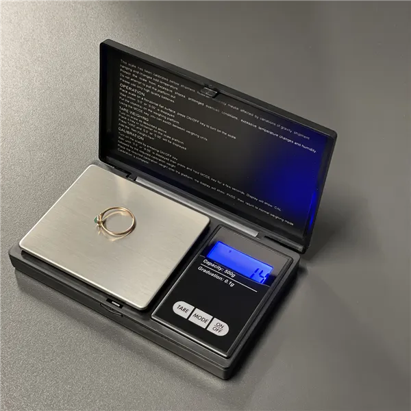 Taskuvaaka 500 x 0,1 g läpällä 23573