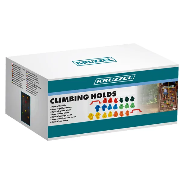 Kruzzel 25395 Climbing Grips 22 pcs