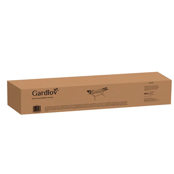 Puutarhariippumatto 200x150cm Gardlov rungolla 25466