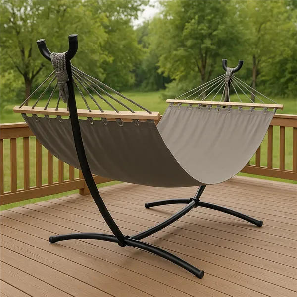 Puutarhariippumatto 200x150cm Gardlov rungolla 25466