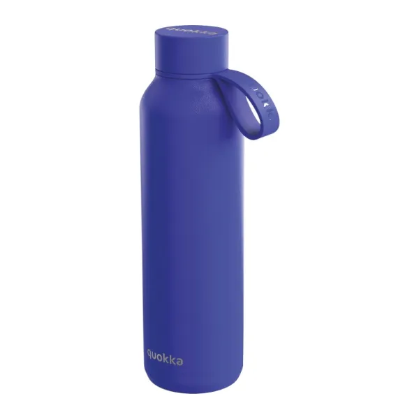 Quokka Solid With Strap - 630 ml Stainless Steel Thermos Bottle with Strap (Dusk Blue)
