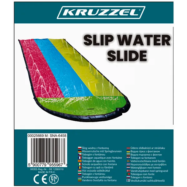 Vesiliukumäki suihkulähteellä Kruzzel 25669