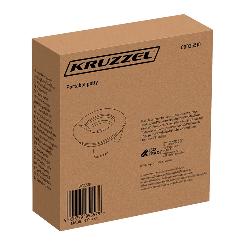 Kruzzel 25510 переносной/дорожный горшок