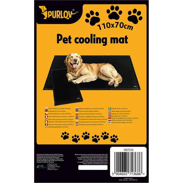 Jäähdytysmatto eläimille 110x70cm Purlov 25536