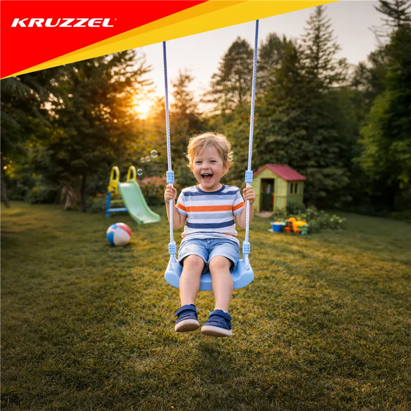 Plastic swing - blue 25446