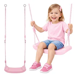 Plastikinės sūpynės - rožinės spalvos 25445