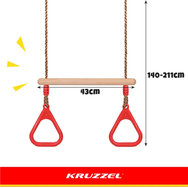 Keinu - trapetsi Kruzzel 25383