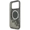 Guess IML Flowers Electro Pearl Strap MagSafe - Case iPhone 17 Pro Max (black)