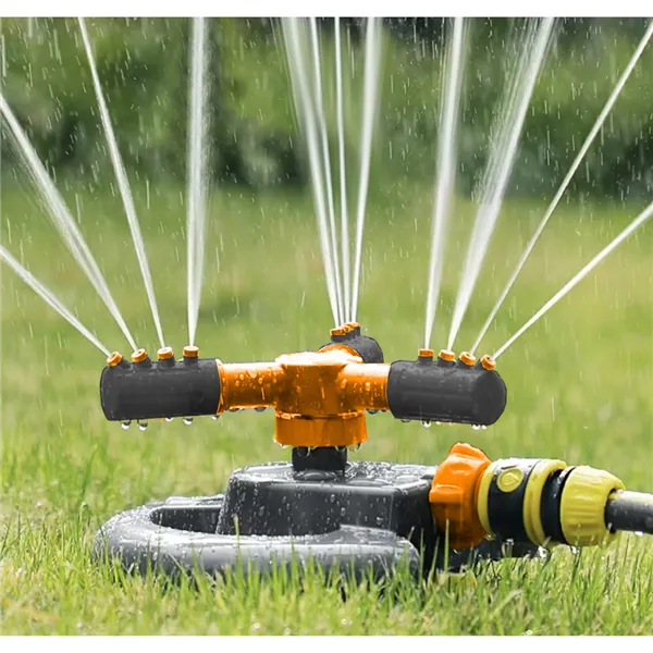 Gardlovin kolmivartinen pyörivä sprinkleri