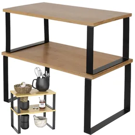 Bamboo kitchen shelf - 2 pcs Ruhhy 25661