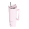 Quokka Stream - Stainless Steel Thermal Mug 950ml with Straw (Light Pink)