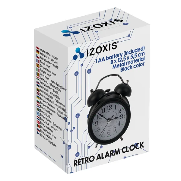 Retro laikrodis - žadintuvas Izoxis 25473