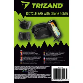 Trizand 25378 Bike Pannier with Phone Case
