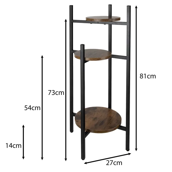 Lillepostament 80cm Ruhhy 25627