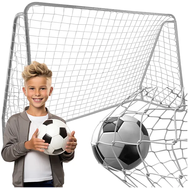 Trizand metāla futbola vārtu tīkls