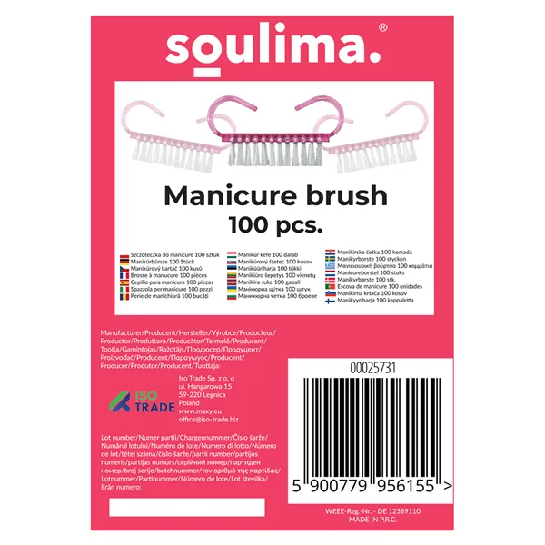 Maniküüripintslid - 100 tk Soulima 25731