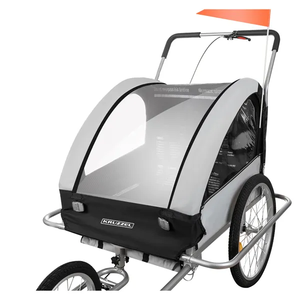 Kruzzel 25372 3in1 piekares velosipēda piekabe