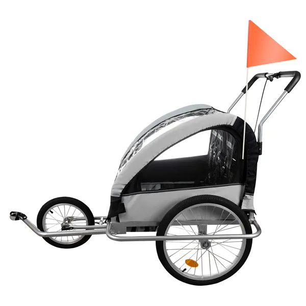 Kruzzel 25372 3in1 piekares velosipēda piekabe