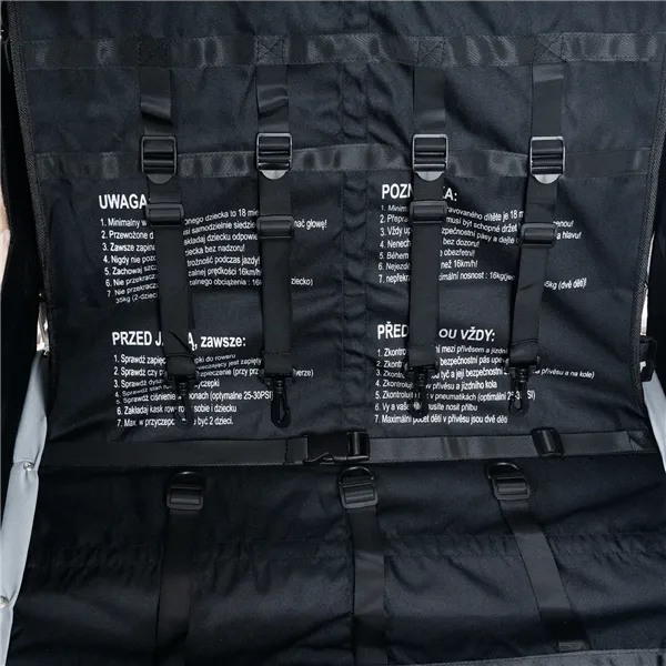 Kruzzel 25372 3in1 piekares velosipēda piekabe