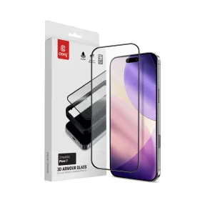 Crong 3D Armor Glass - Tempered glass iPhone 17 + installation frame