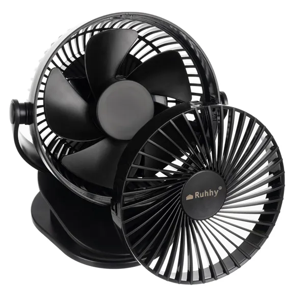Melns bezvadu ventilators Ruhhy 25567