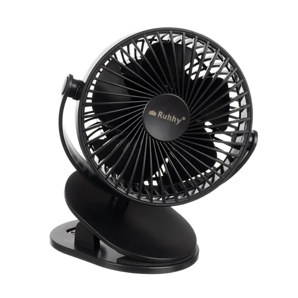 Melns bezvadu ventilators Ruhhy 25567