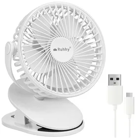 Juhtmeta ventilaator valge Ruhhy 25566