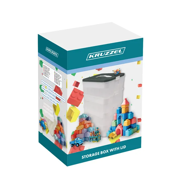 4-Tier Building Block Storage Box - Kruzzel 25758