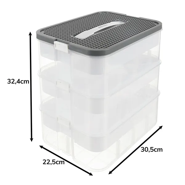 Bloku kaste - 3 līmeņi Kruzzel 25757