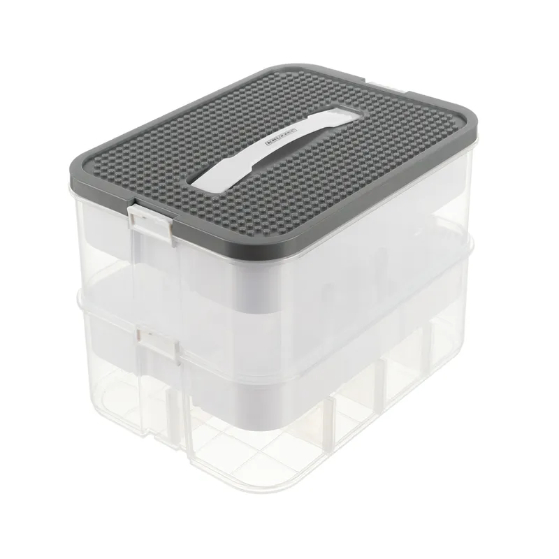 2-Tier Building Block Storage Box - Kruzzel 25756