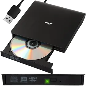 Ulkoinen asema + CD/DVD-poltin Izoxis 26083