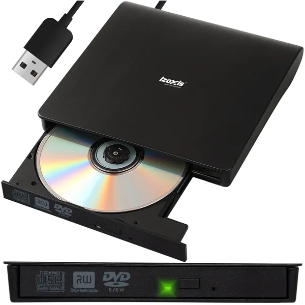 External drive + CD/DVD burner Izoxis 26083