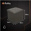 Складной пуф серый Ruhhy 25780