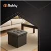 Складной пуф серый Ruhhy 25780