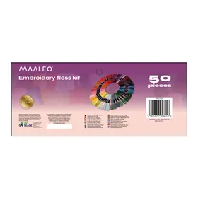 Siuvinėjimo rinkinys „Floss“ 50 spalvų 25680