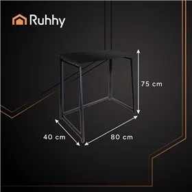 Черный складной деревянный стол Ruhhy 26117