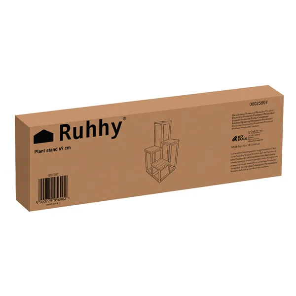 Kukka- ja kukkateline 69 cm Ruhhy 25997