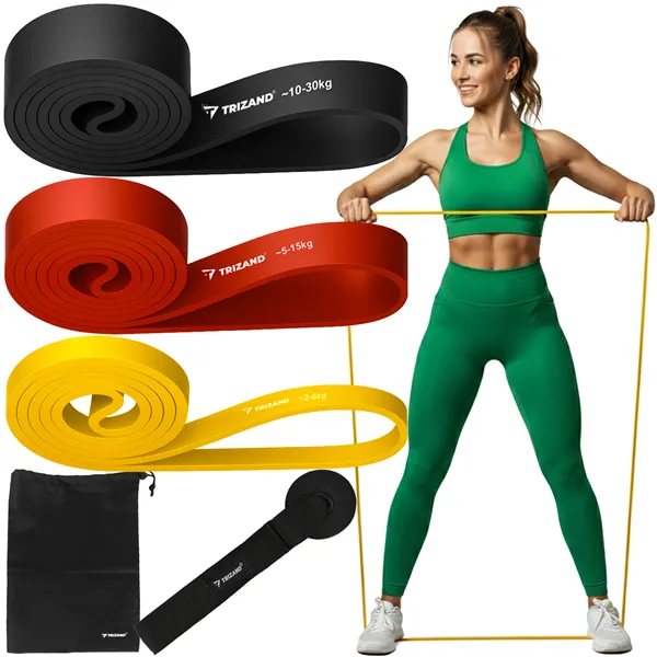 Mankštos juostų rinkinys - 3 vnt. Trizand 25879