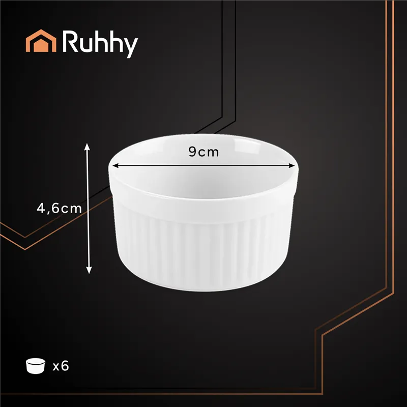 Ramekin - ahjukindel vorm 6 tk. Ruhhy 25705
