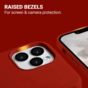 Crong Color Cover Magnetic - iPhone 13 Pro Max MagSafe Case (Red)
