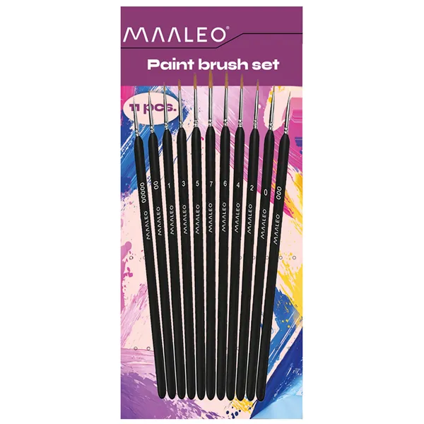Siveltimet 11 kpl jalustalla Maaleo 26118