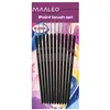 Кисти 11 шт. с подставкой Maaleo 26118