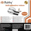 Self-adhesive Velcro black 5m x 2.5cm Ruhhy 24237