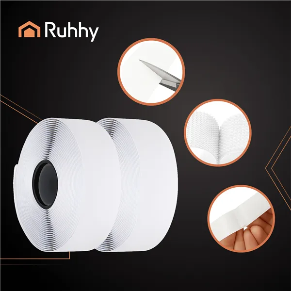 Pašlīmējošā Velcro lente 5mx5cm balta Ruhhy 25807