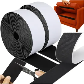 Pašlīmējošā Velcro lente 5mx5cm melna Ruhhy 25806