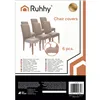 Tuolinpäälliset - 6 kpl beige Ruhhy 25989