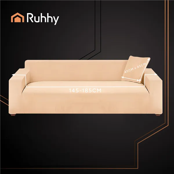 Ruhhy 26031 beige sofa cover 145-185cm