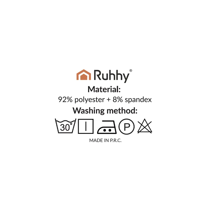 Чехол на диван 145-185см темно-серый Ruhhy 26037